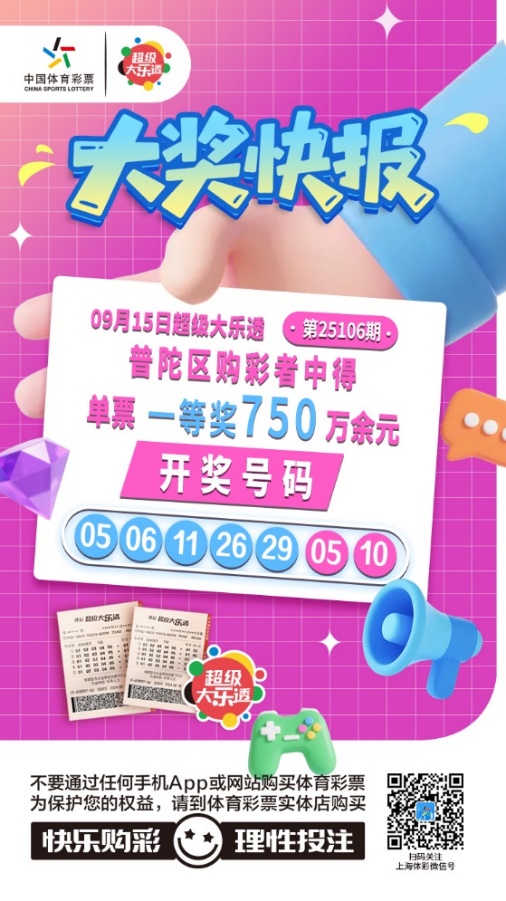 普陀、浦东两位购彩者已完成大乐透第25106期一等奖领奖 普陀、浦东两位购彩者已完成大乐透第25106期一等奖领奖